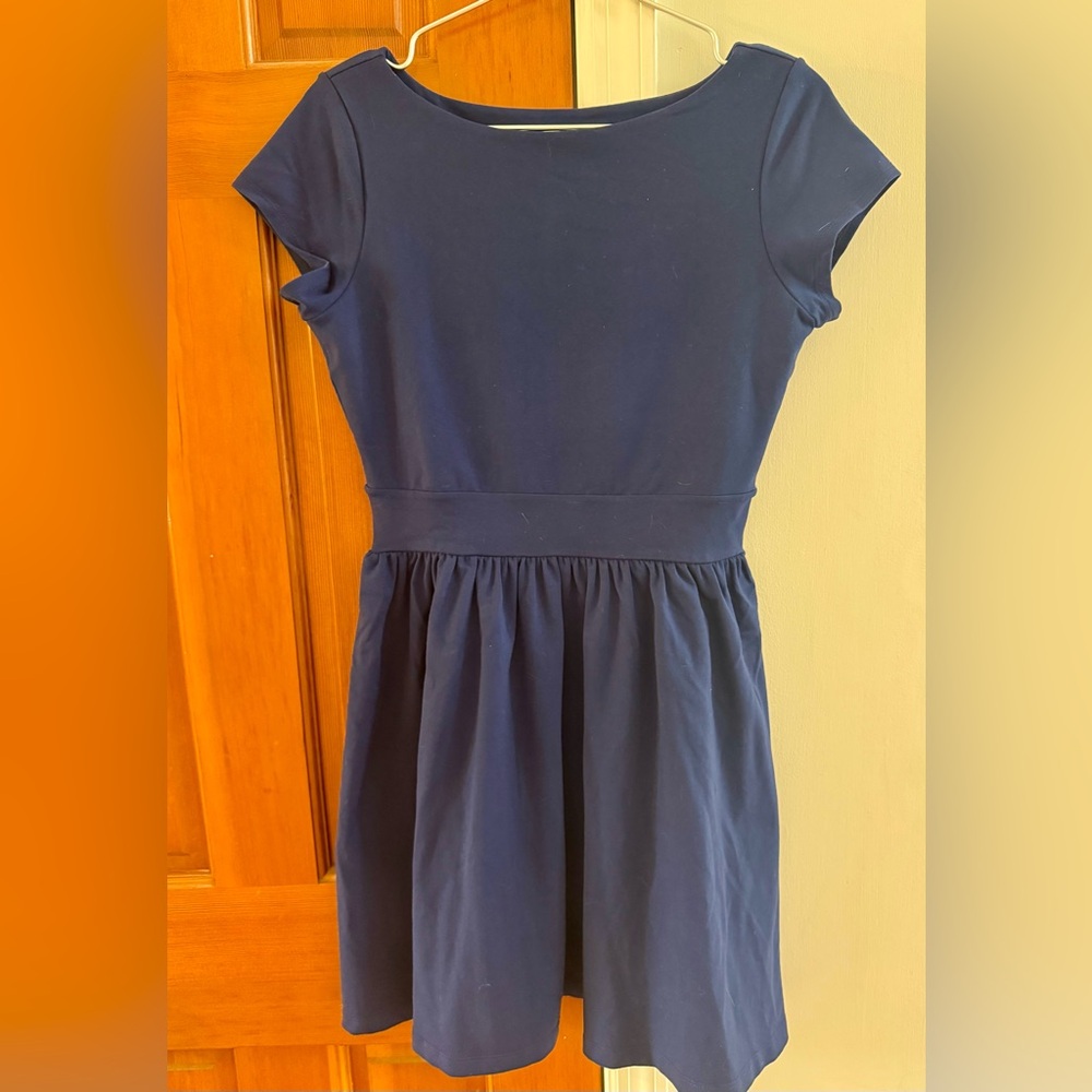 Susana Monaco Bright Navy Cap Sleeve Dress, Size M